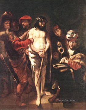  Pilate Painting - Christ before Pilate Baroque Nicolaes Maes